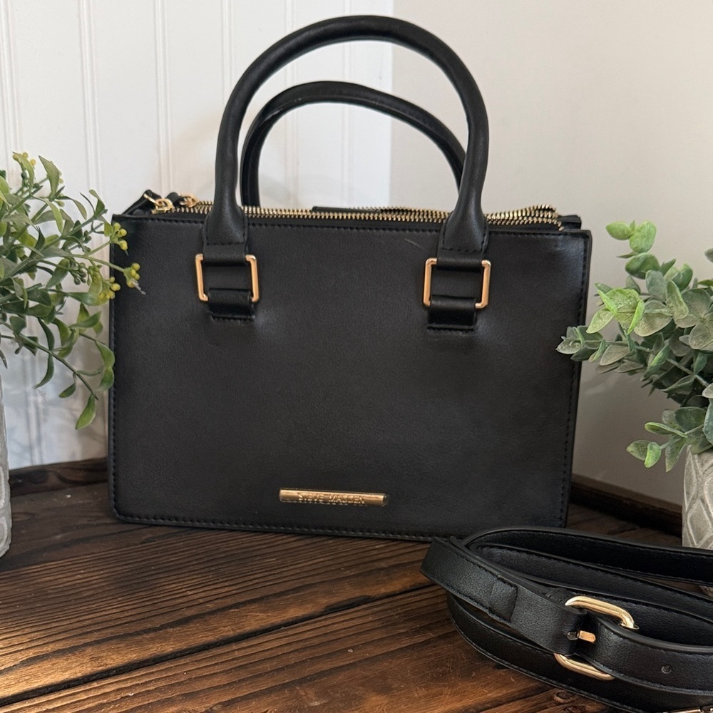 New Steve Madden Chic Black Bgenna Bag